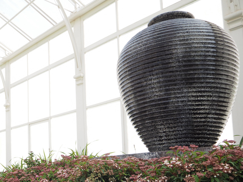Big pots make a wonderful centrepiece to a garden